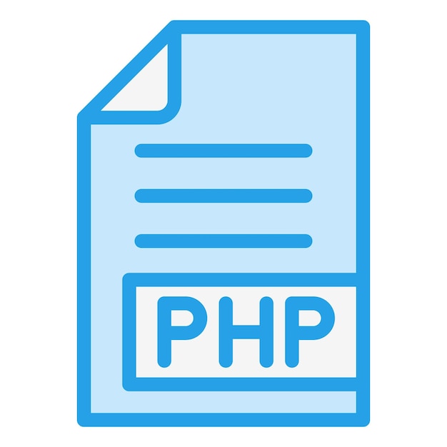PHP Vector Icon Design Illustration