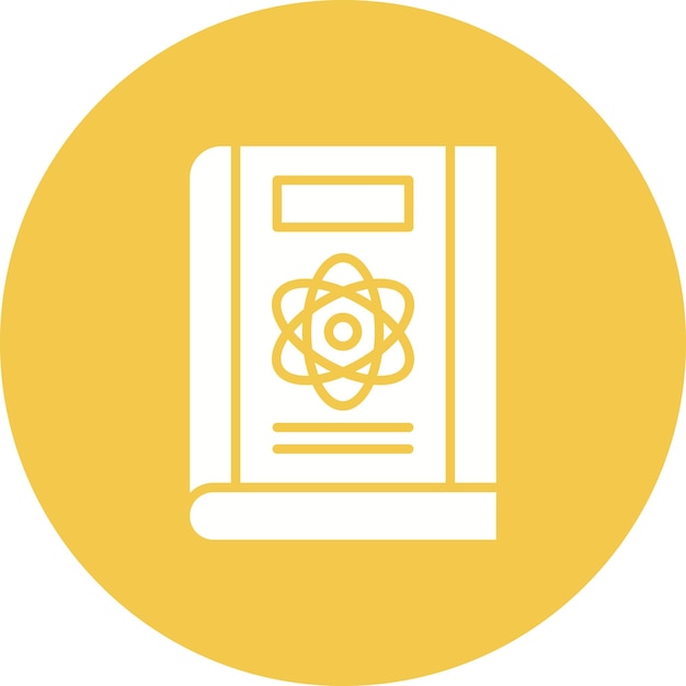 physics book icon vector image can be used for library