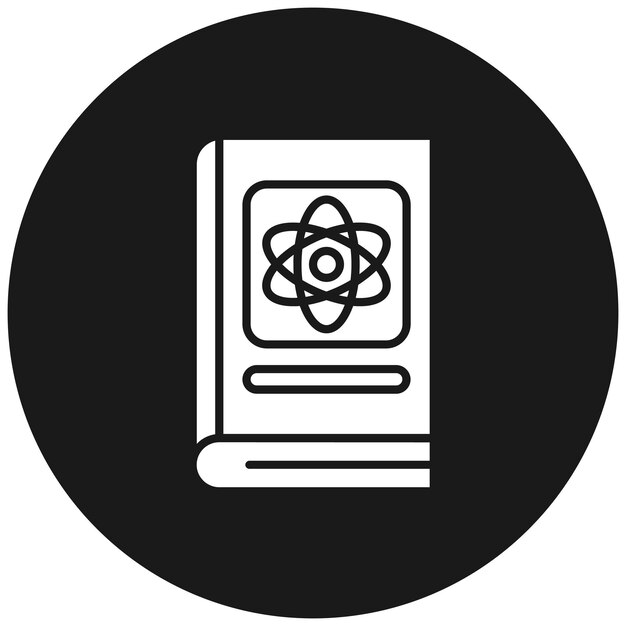 physics book vector icon can be used for library iconset