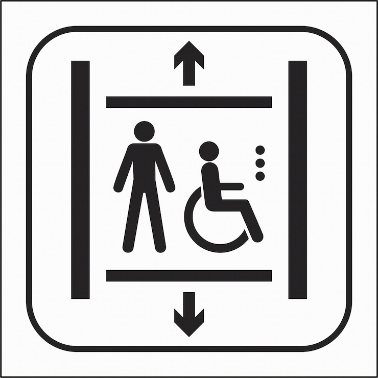 Vektör pi ac 003 accessible elevator or lift