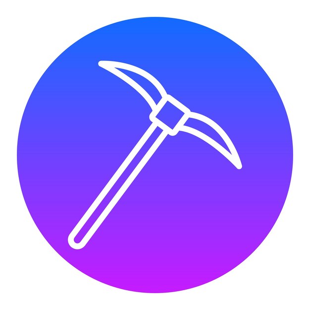 Pickaxe Vector Icons