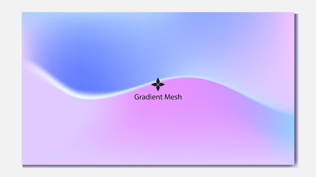 picture of a blue and purple background with a black star