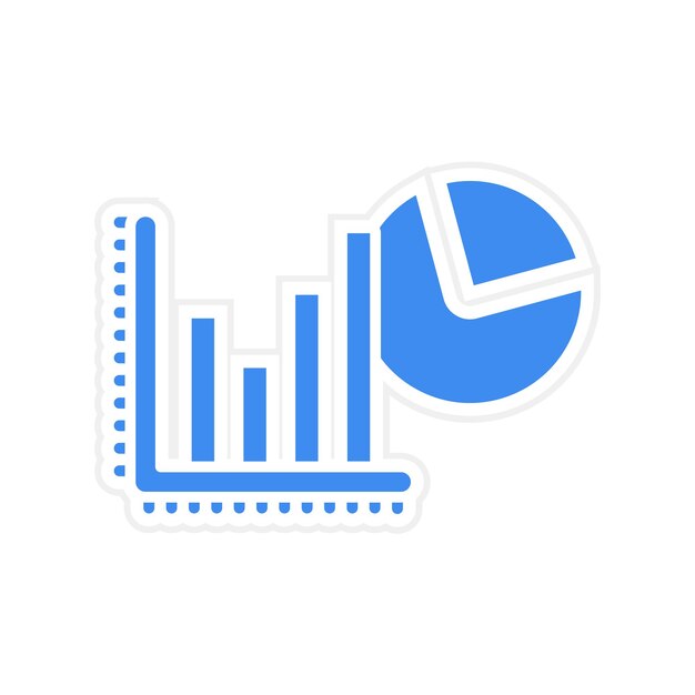 pie chart icon vector image can be used for customer feedback