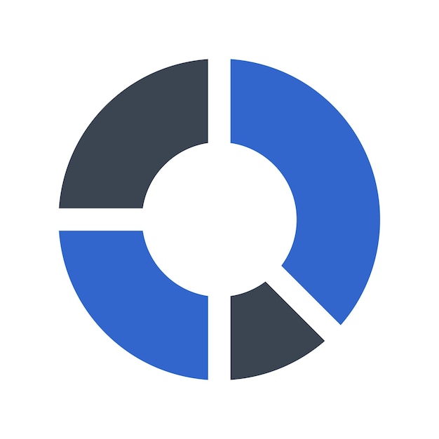 Pie chart report icon