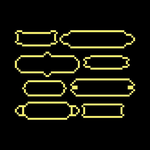 piksel sanatı seti minimalist vintage estetiği retro sprite design