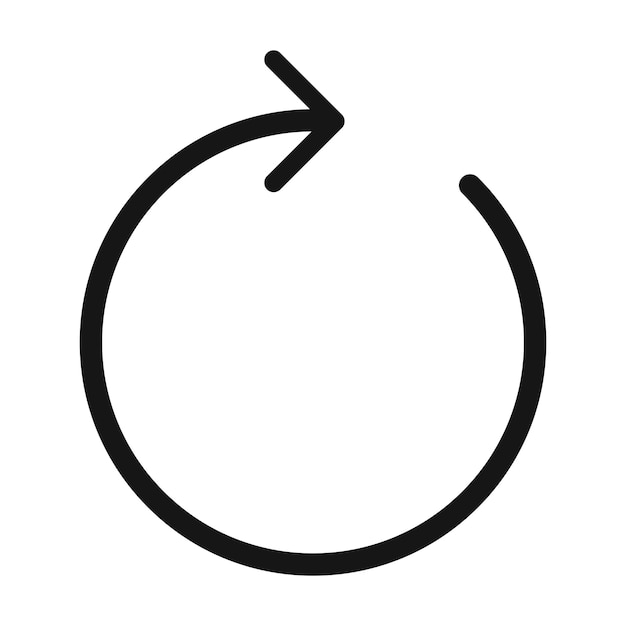 Pil Cirkel vektor ikon