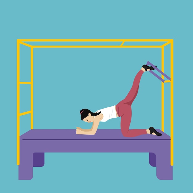 pilates yoga aerial poses in hammock Mermaid