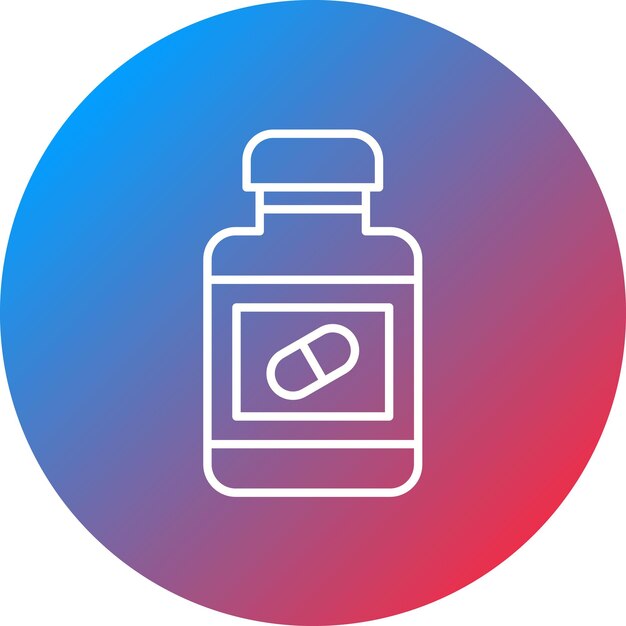 Pills Bottle icon vector image Can be used for Research and Science