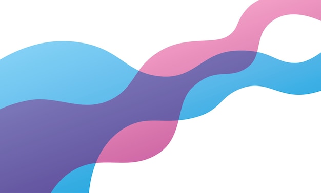 Pink and blue abstract waves background