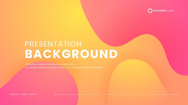 Pink and yellow minimalist simple background with shapes