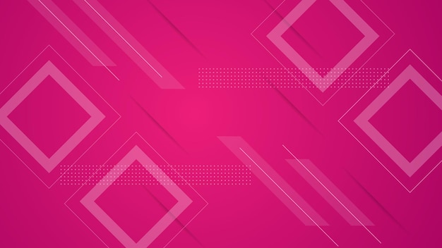 pink background with a square and a square in the middle