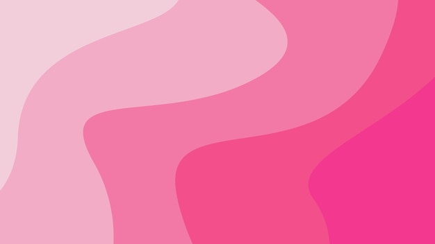 Pink background with a wavy pattern vector