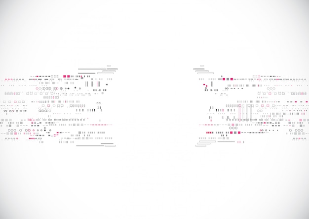 Pink dot Circle Background Technology