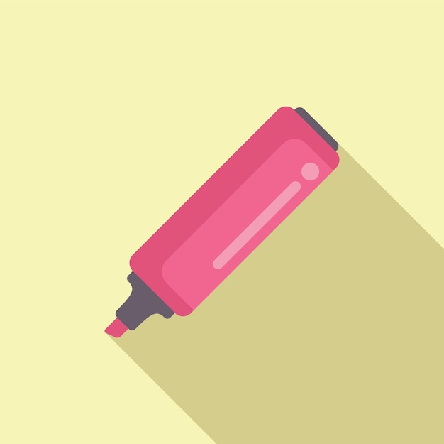Pink marker drawing diagonal line