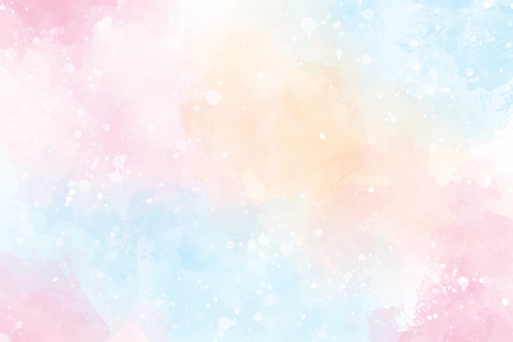 Vektor pink  multi color sweet candy valentines wet wash splash watercolor background