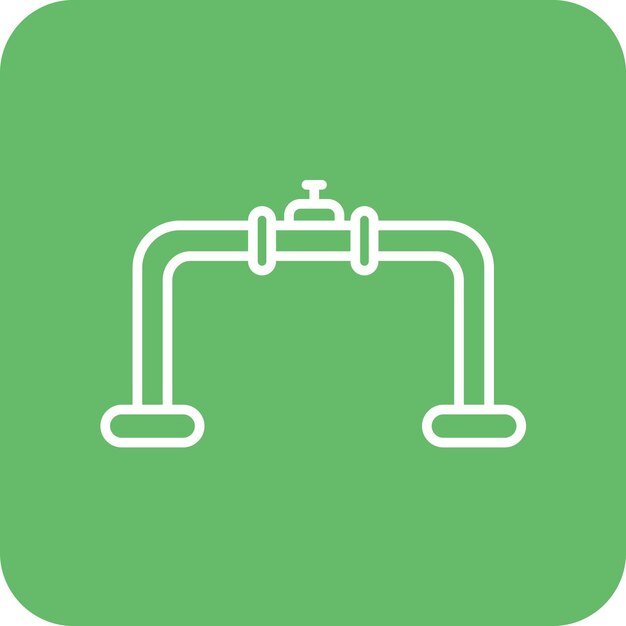 pipeline icon vector image can be used for industrial process