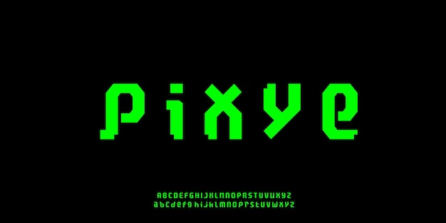 Pixart Alphabet Font Collection Classic and Modern Lettering