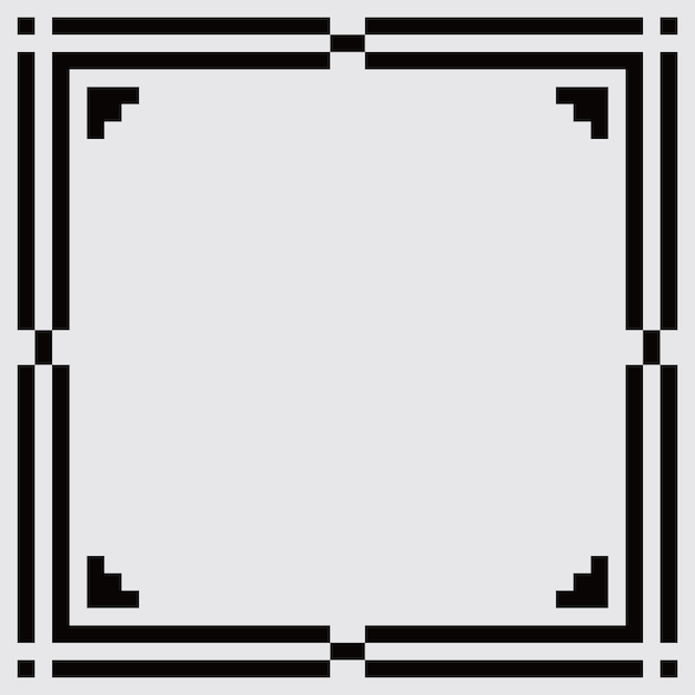 pixel art frame aesthetics retro sprite design