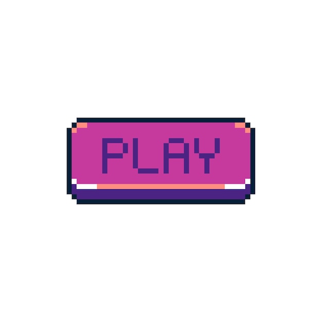 pixel art ui button