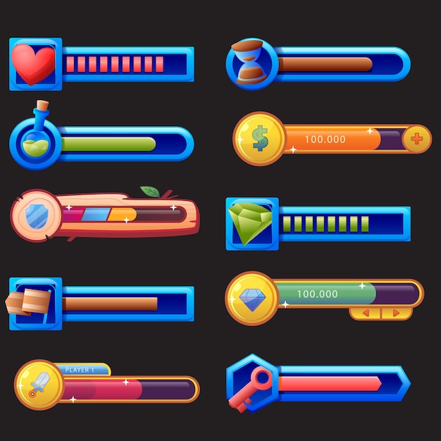 pixel game icon retro video games element arcade ui button digital console 8bit interface pixel