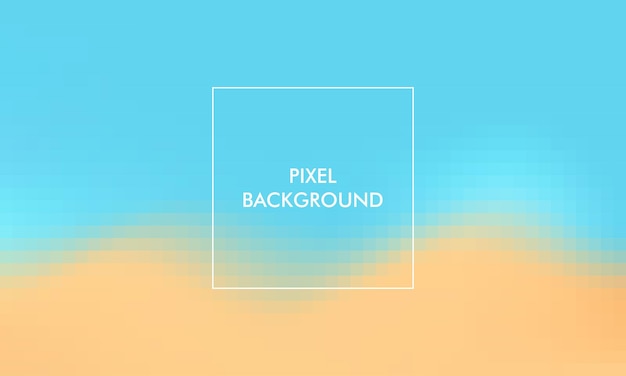 pixel gradient texture abstract background with blue white brown pastel color