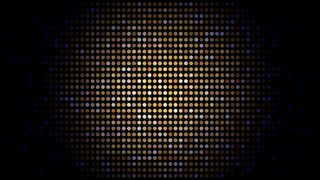 Pixel halftone dot texture