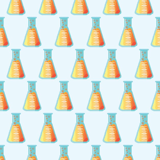 pixel vector potion illustrator pattern