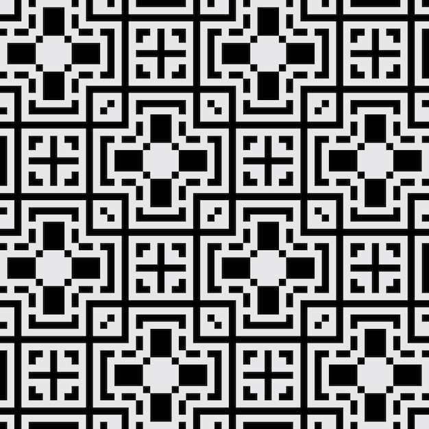 pixelkonst sömlöst abstrakt mönster vintage estetik retro sprite design