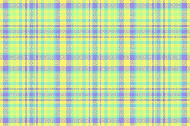 plaid check background of textile pattern fabric with a seamless vector texture tartan