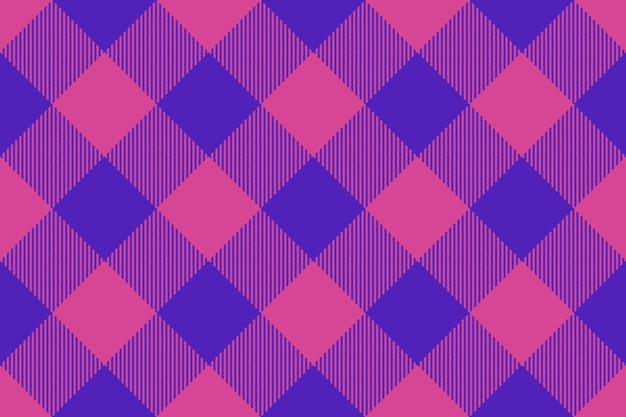 Plaid check pattern Fabric textile tartan Background texture seamless vector