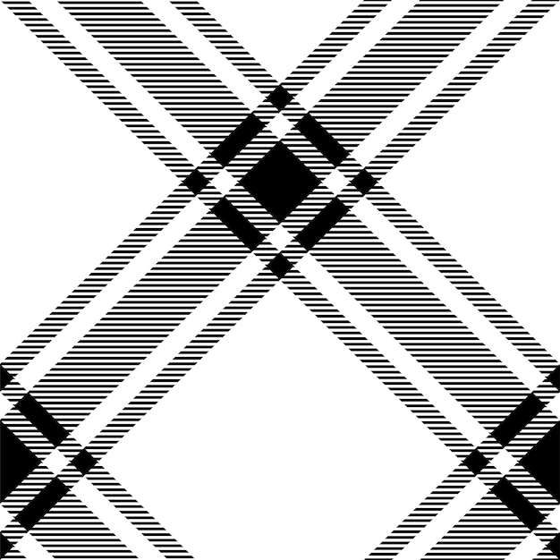 Plaid pattern vector Check fabric texture Seamless textile design for clothes paper print