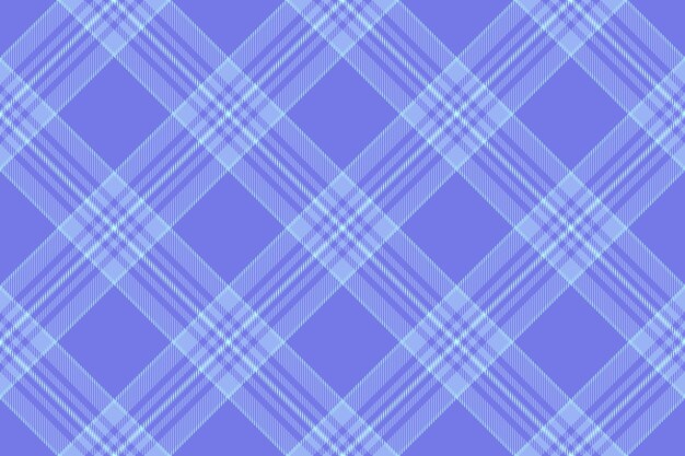 Plaid seamless check of fabric pattern texture with a textile tartan vector background in blue and cyan colors