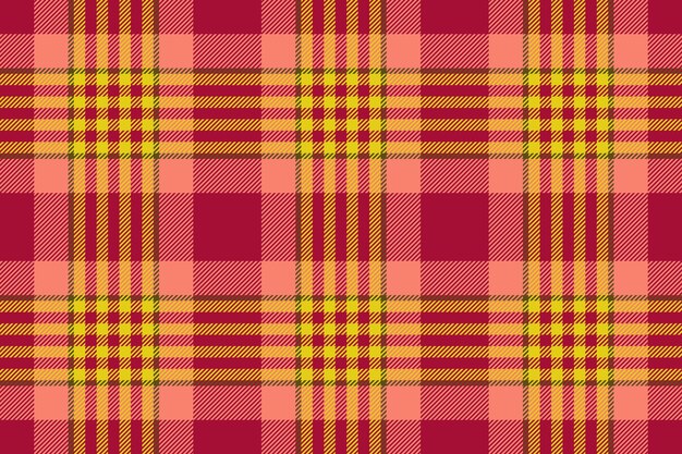 Plaid vector fabric Textile pattern seamless Background check texture tartan