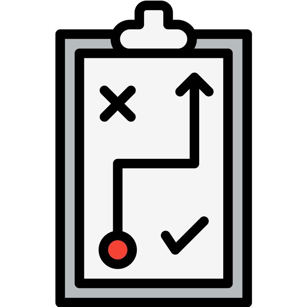 Planning Tag Vector Icon Design Illustration