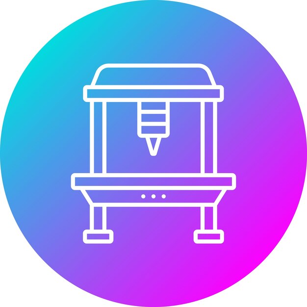 Plasma Laser vector icon Can be used for Industrial Process iconset