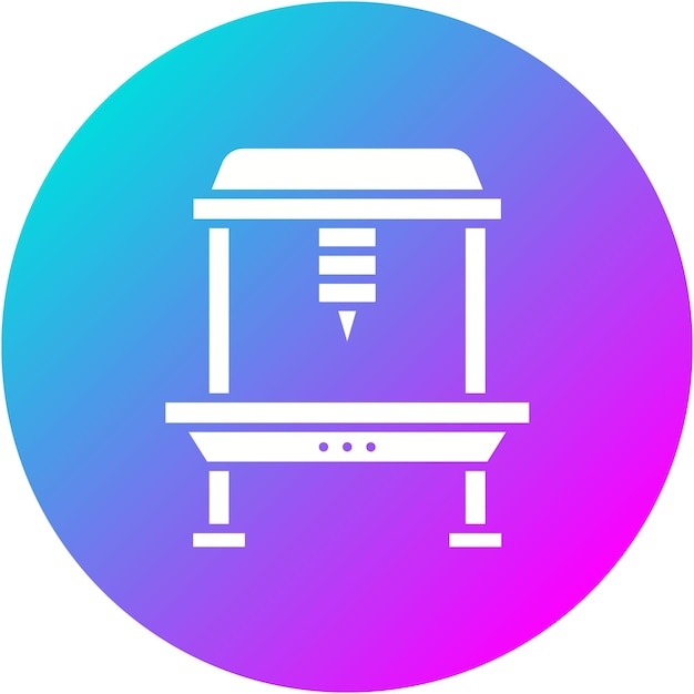 Plasma Laser vector icon Can be used for Industrial Process iconset