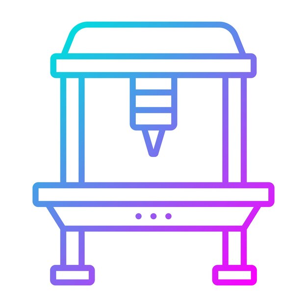 Plasma Laser vector icon Can be used for Industrial Process iconset