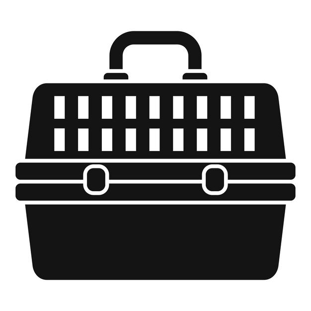 Plastic pet carrier protecting animals while traveling