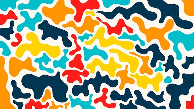Playful Abstract Background with Vibrant Colors