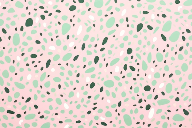 Playful pastel terrazzo pattern