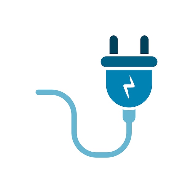 Plug Socket icon vector design element templates simple