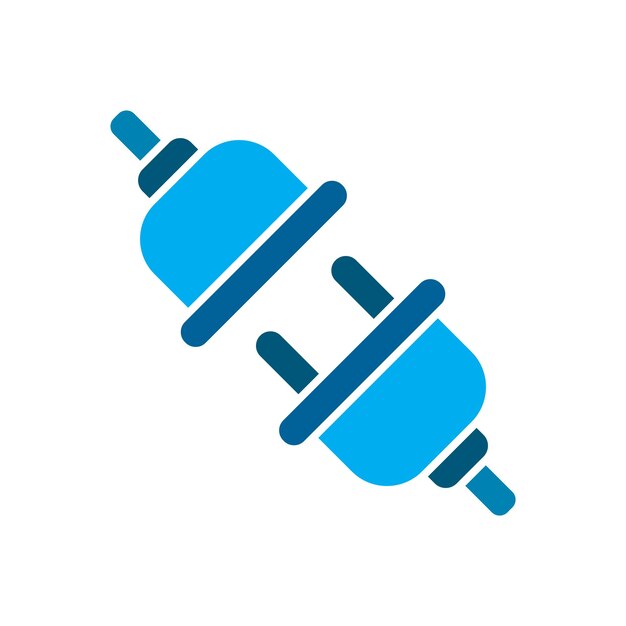 Plug Socket icon vector design element templates simple