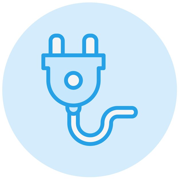 Plug Vector Icon Design Illustration