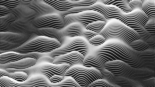 point wave noise texture abstract dot background technological cyberspace background