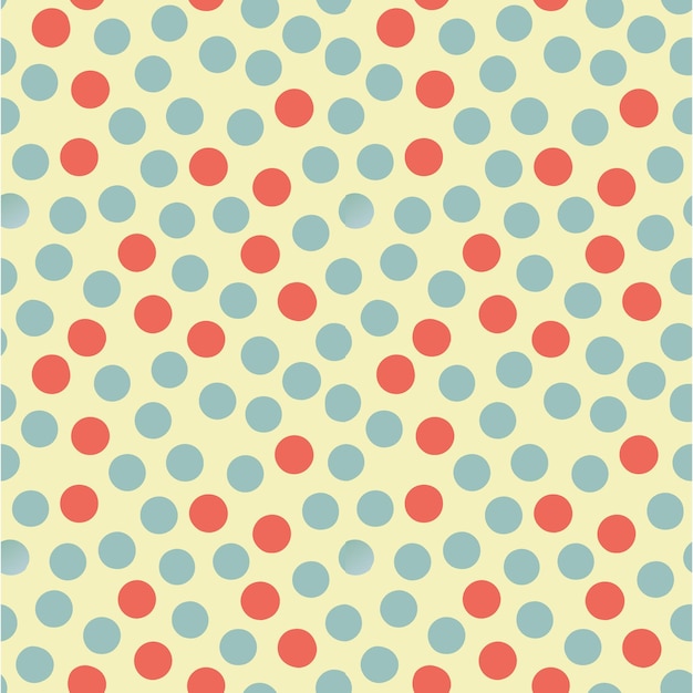 polka dot pattern design vector art