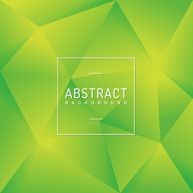 Polygon Abstract green background