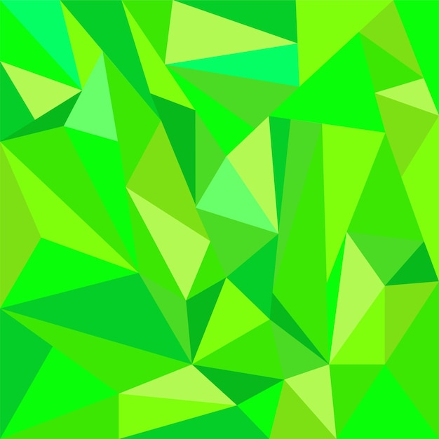 polygon beautiful green background