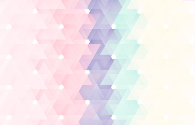 Polygon geometrisk abstrakt farvet baggrund – Vektorillustration