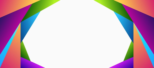 Polygonal background with colorful forms