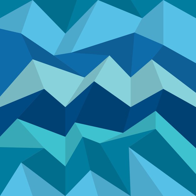 Polygonal blue pattern Zigzag vector background wall paper